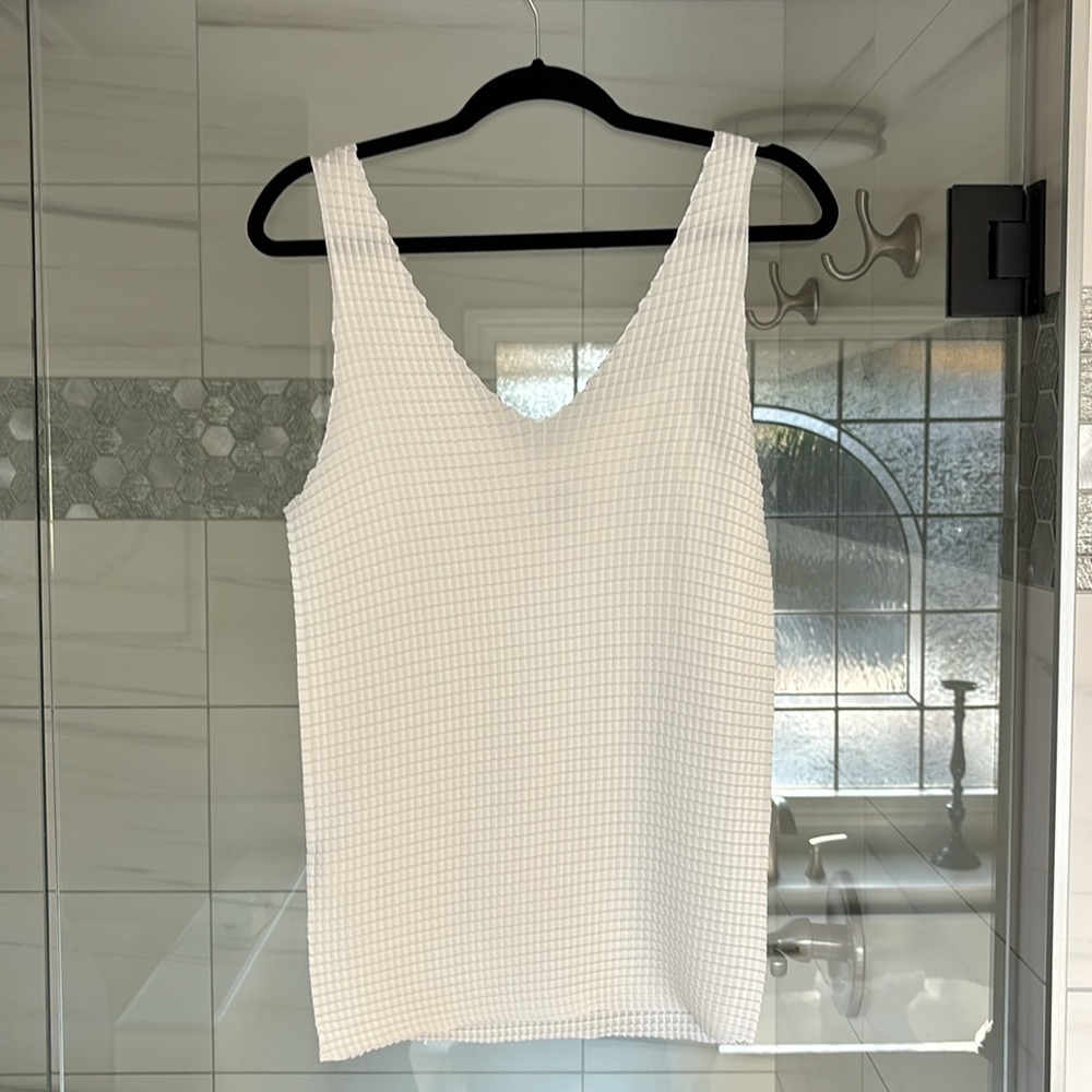 Armani Collezioni White Tank Blouse